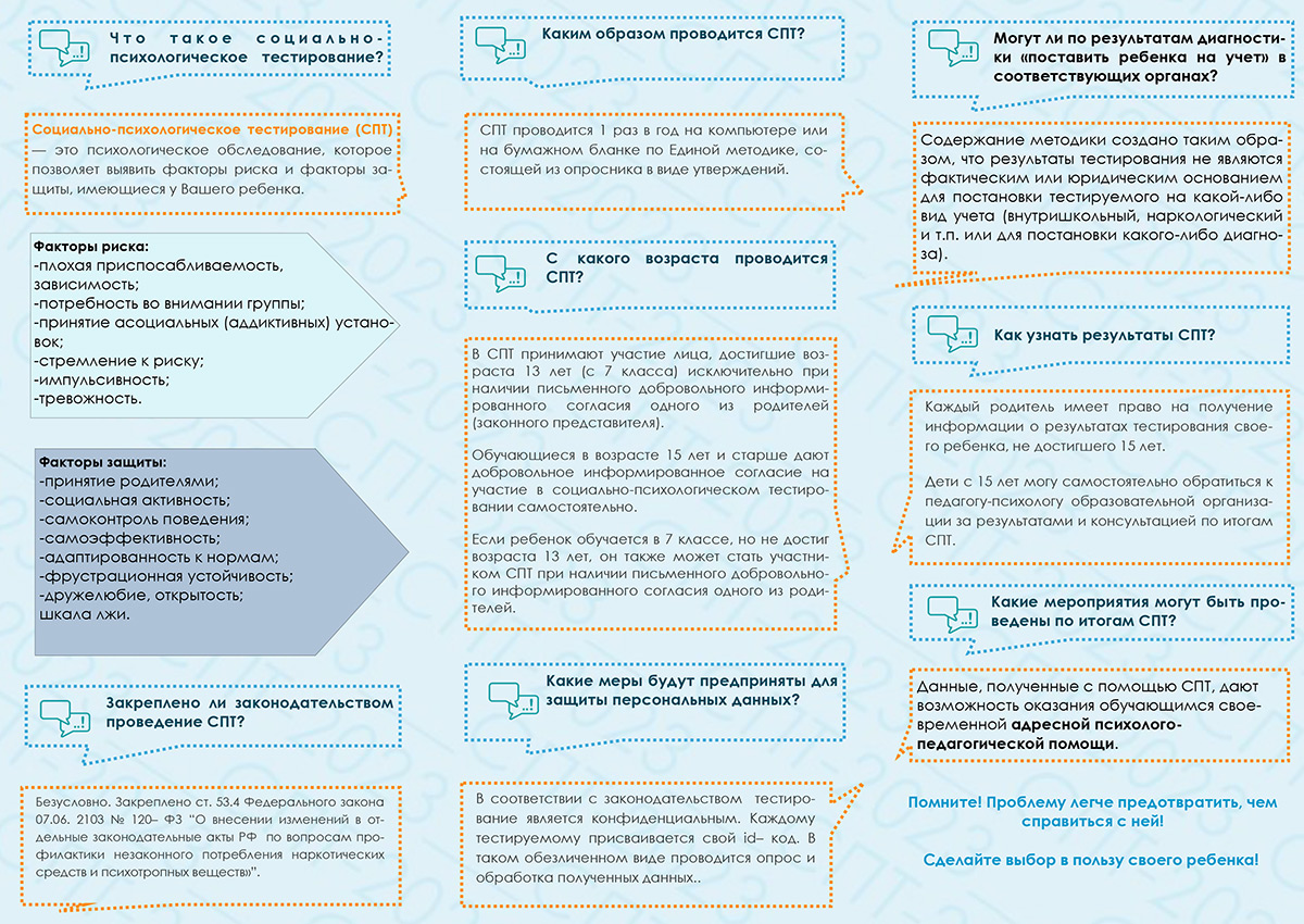 О проведении СПТ